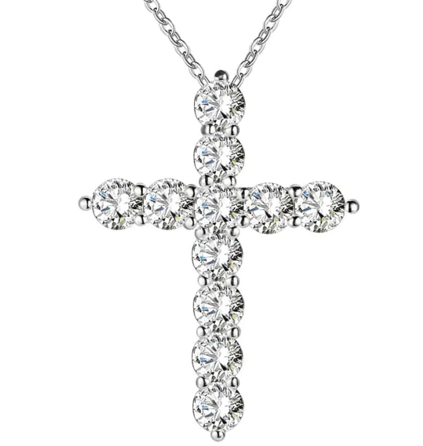 Diamant Korshalsband – Tro, Styrka & Mening