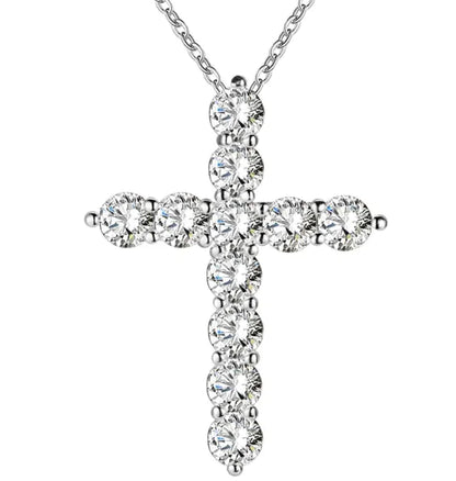 Diamant Korshalsband – Tro, Styrka & Mening
