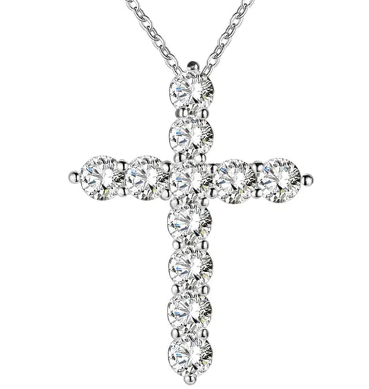 Diamant Korshalsband – Tro, Styrka & Mening