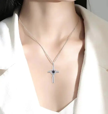 "I Love You" Projektion Halsband ✝️ – Kärlek i Alla Språk