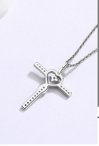Silver Infinity Korshalsband