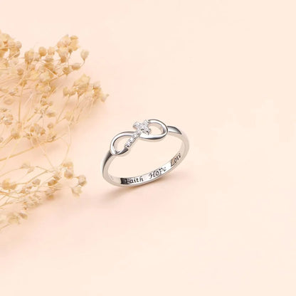 Evighetsring S925 Sterling Silver – Ring för Kvinnor
