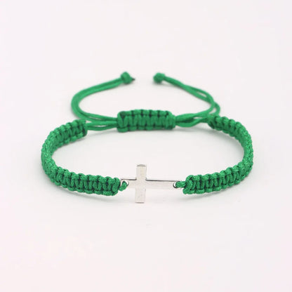 Handvävt Korsarmband – Kristet Armband för Herr & Dam