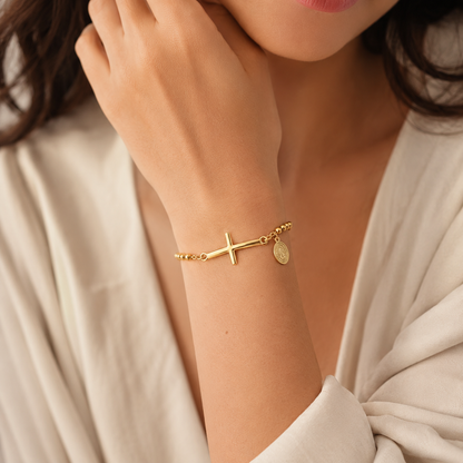 Nådens Armband – Kristet Korsarmband