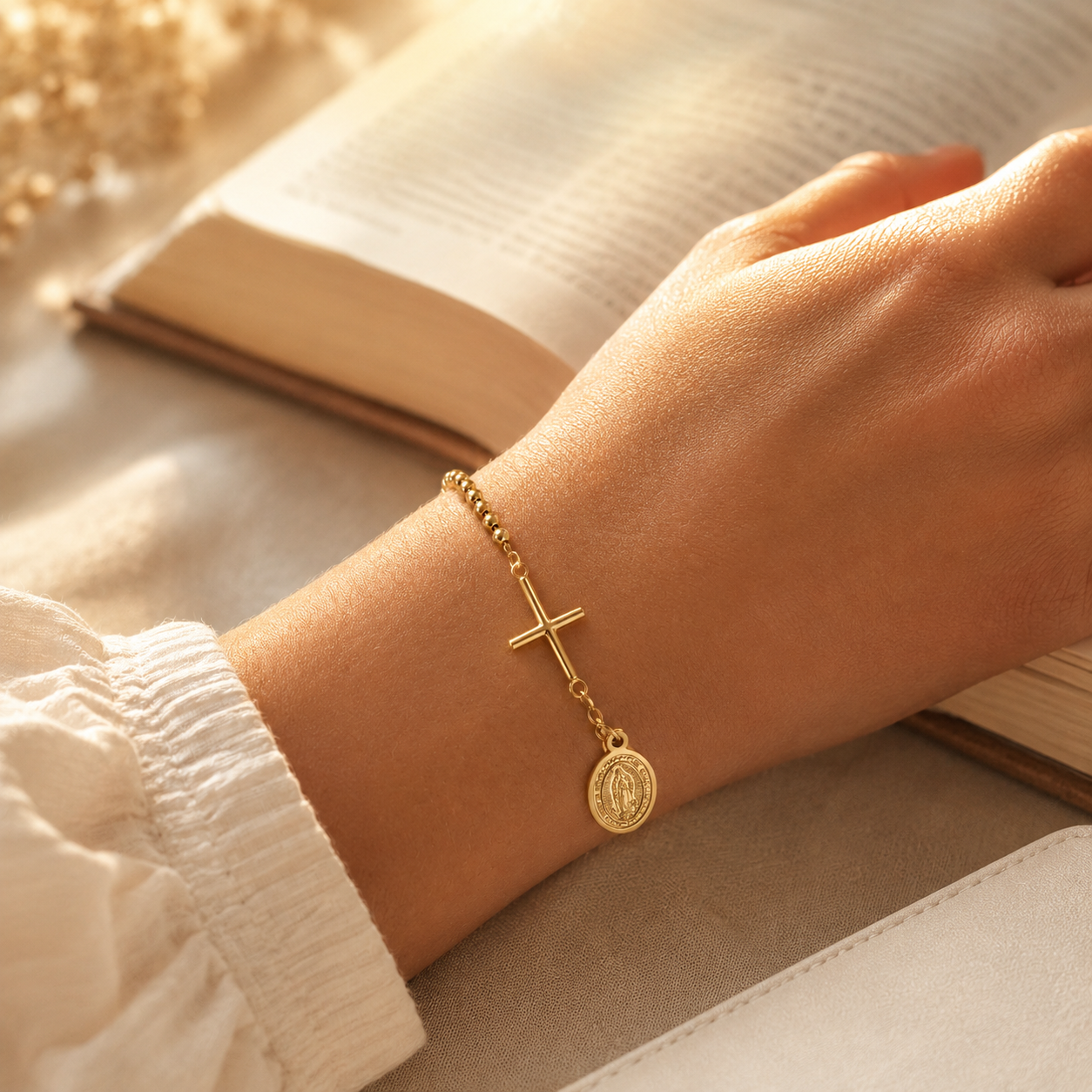 Nådens Armband – Kristet Korsarmband