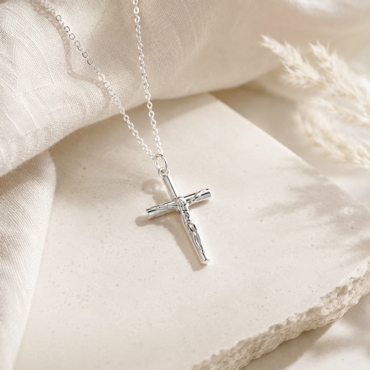 Lärjunge - Korshalsband i Sterling Silver