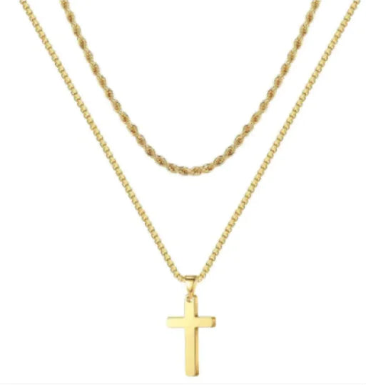 ✝️ Titanium Korshalsband – Styrka &amp; Stil i Perfekt Harmoni ✝️