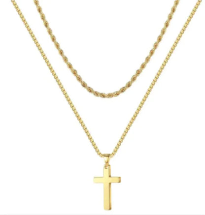 ✝️ Titanium Korshalsband – Styrka &amp; Stil i Perfekt Harmoni ✝️
