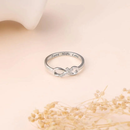 Evighetsring S925 Sterling Silver – Ring för Kvinnor