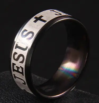 Korsring i Rostfritt Stål ✝️