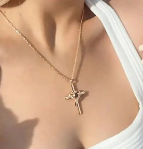 "I Love You" Projektion Halsband ✝️ – Kärlek i Alla Språk