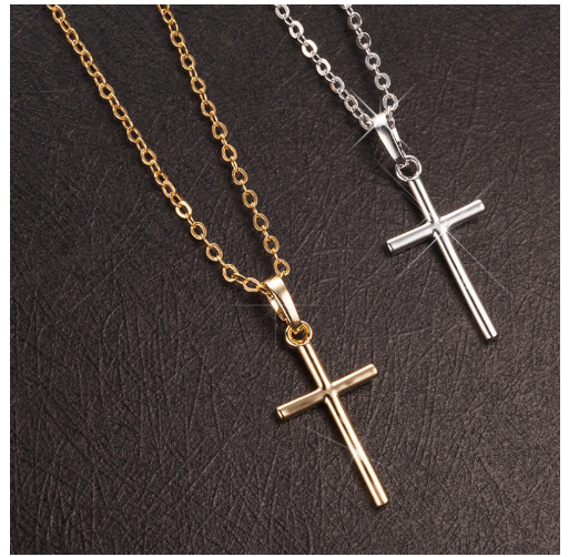 Minimalistiskt Kors Halsband – Kristet Halsband för Kvinnor